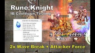 BB iRO Rune Knight IB - 2x Wave Break & Attacker Force on 17.2 Automatic Armor - IRO Chaos