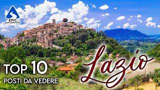 Lazio Top 10 Cities and Places to Visit  4K