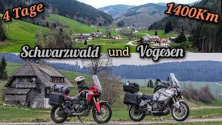 Schwarzwald und Vogesen. 4 Tage 2 Länder 1400Km