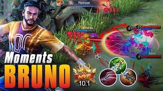 BRUNO BEST BUILD 2023 THE KEY TO UNSTOPPABLE DAMAGE - MOBILE LEGENDS