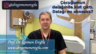 Çocuğumun dalağında kist çıktı. Dalağı mı alınacak?  Prof.Dr. Egemen Eroğlu