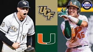 UCF vs Miami Highlights  2024 College Baseball Highlights