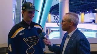 One-on-one interview with Ondrej Kos at 2024 NHL Draft
