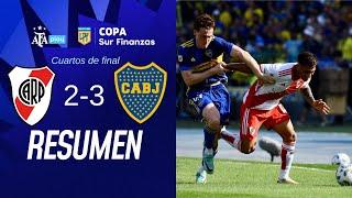 River Plate 2-3 Boca Juniors  #CopaLPF  Resumen  Cuartos de final