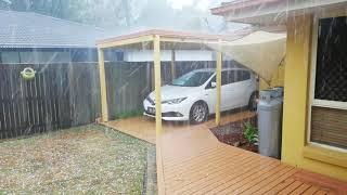 Storm Supercell hits Sunshine Coast Qld Australia Sunday 17th November 2019