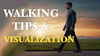 Walking Tips and Visualization Level Ground Uphill Downhill