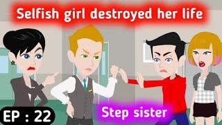 Step sister part 22  English story  Learn English  Animated stories  Sunshine English