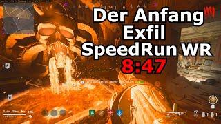 Der Anfang Exfil Speed Run World Record 847 vanguard zombies