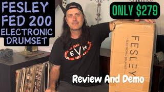 Fesley FED 200 Electronic Drumset - Review And Demo - This Thing Is Cool And Only $279