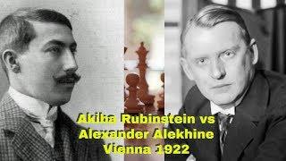 The Rubinstein s Gun Against Alekhine i  Akiba Rubinstein vs Alexander Alekhine Vienna 1922