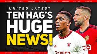 Ten Hags SHOCK Team News Man Utd News