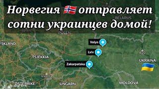 Норвегия отправляет сотни украинцев домой Какая причина?