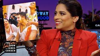 Lilly Singh Gave Nick Jonas a FULL Tumeric Scrub