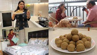 आसान तरीक़े से बनाये Winter Special Dry Fruit Aata Laddu  Indian Mom Studio #winterspecial #ladoo