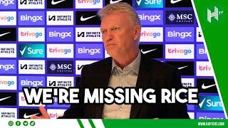 Heavy defeats? We miss DECLAN RICE  David Moyes  Chelsea 5-0 West Ham