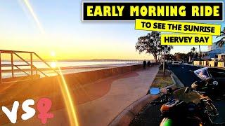 VS️ Early Morning Ride to see the SUNRISE Hervey Bay