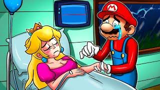 NooPeach Dont Leave Me Alone? - Mario Sad Love Story - Super Mario Bros Animation