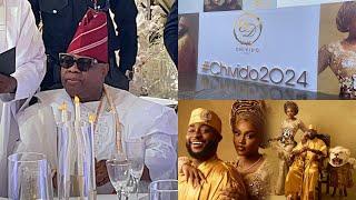 LIVE DAVIDO WED CHIOMA  SEE GRAND ARRIVAL OF OBASANJO DAVIDO FATHER GOV ADELEKE LIVE