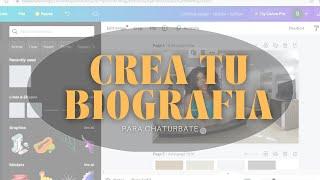 Crea tu biografia para Chaturbate