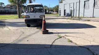 My Honda Japanese Key Van On  a mini agility course So Proud #shortsvideo