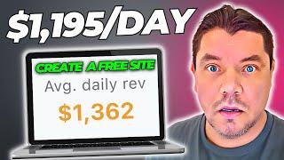 I Used A.I To Create a FREE Affiliate Marketing Website That Makes $1195 Again and Again