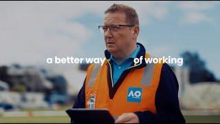 Serving up a better way of working at the Australian Open