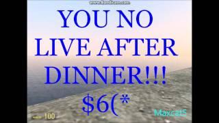 YOU NO LIVE AFTER DINNER The WORST GMod Animation Collab Entry