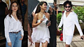 Jacqueline Fernandez  Rakul Preet Singh & Ibrahim Ali Khan Spotted In Mumbai Today