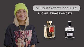 Group Blind Reaction to 7 Popular Niche Fragrances Aventus Baccarat Rouge 540 Santal 33 & More