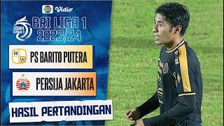 Hasil Akhir Pertandingan - PS Barito Putera Vs PERSIJA Jakarta  BRI Liga 1 202324