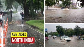 Heavy rain lashes Chandigarh Panchkula and  New Delhi