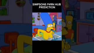 Simpsons Pornhub Prediction  #simpsons #shorts