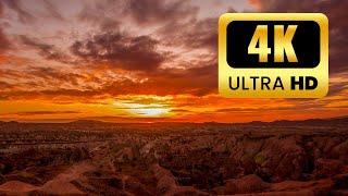 4K Video Kapadokya Kızılçukur Günbatımı4K Video Cappadocia Kızılçukur SunsetElektromeniaskyhight