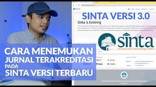 Cara Mencari Jurnal Terakreditasi di Sinta Versi Terbaru 3.0