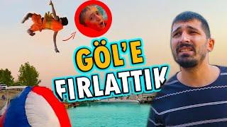 EMREYİ GÖLE FIRLATTIK   BİR ÇILGINLIK YAPTIR #2  @emregull @muratsungurtekin8674