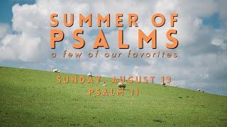 The Blessed Life Psalm 1 - Sunday August 27 2023 sermon at Hunter College