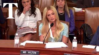 Paris Hilton testifies to Congress about childhood abuse