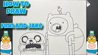 How To Draw Finn And Jake  Adventure Time #drawing #finnandjake