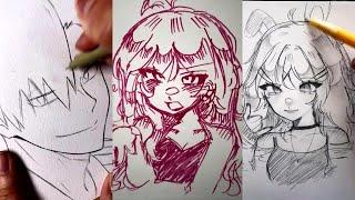 ️Art drawing  tiktok compilations   Anime  #157