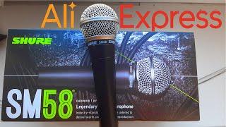 Fake Shure SM58 from Ali Express  Shure SM58 for $30