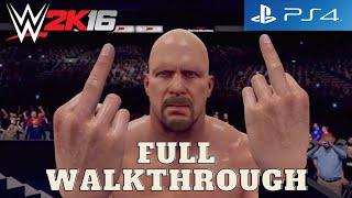 WWE 2K16 - Austin 316 Showcase Full Walkthrough PS4