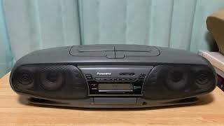 Panasonic　ＣＤ　Ｗラジカセ　RX-DT505　バブルラジカセ