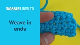 How to weave in your yarn ends crochet