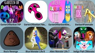 Garten Of Banban 8 MobileBanban RP Bous Revenge Banban9Fanmade Banban 7 Mobi Blue+AlienMonster