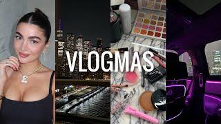VLOGMAS DAY 20 new makeup favorites getting ready NYC night out with my boyfriend & more
