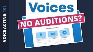 Voice-Over Work WITHOUT auditioning - Voices.com Project Marketplace Tutorial