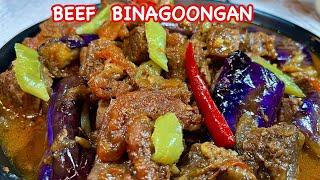 BEEF BINAGOONGAN  How to cook Beef Binagoongan  Filipino Style  Beef Binagoongan