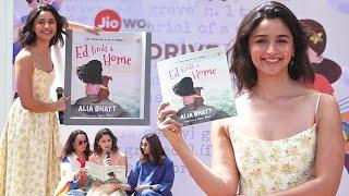 Alia Bhatt Launch Her First Childrens Picture Book Titled Ed Finds A Home
