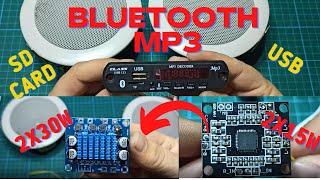 Bluetooth MP3 Modül - PAM 2x15W - Tpa 3110 amfi - BLUETOOTH-USB-SD CARD - AUX - MODUL