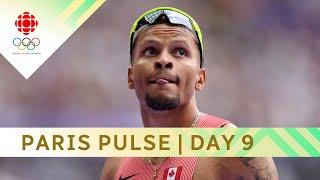 Andre De Grasse races to make 100m final swimming concludes  Paris Pulse - Day 9  #paris2024